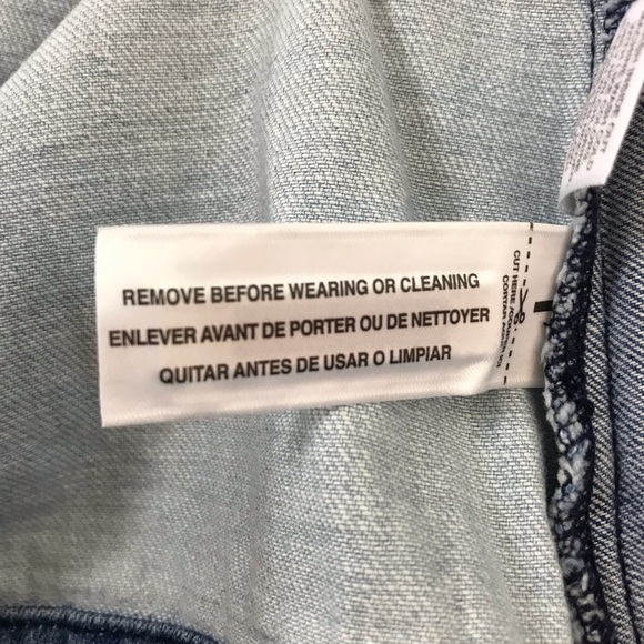 Relativity Beaded Floral Denim Jean Jacket Medium - Picture 7 of 7